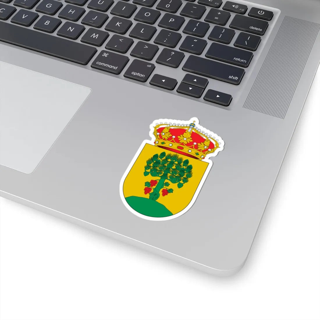 Escudo de A Pobra do Brollón (Spain) (Coat of Arms) STICKER Vinyl Kiss-Cut Decal - The Sticker Space