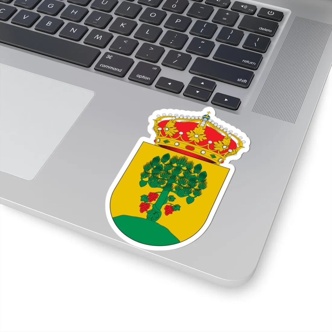 Escudo de A Pobra do Brollón (Spain) (Coat of Arms) STICKER Vinyl Kiss-Cut Decal - The Sticker Space