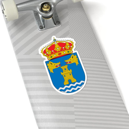 Escudo de A Porqueira (Spain) (Coat of Arms) STICKER Vinyl Kiss-Cut Decal - The Sticker Space