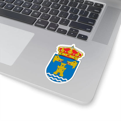 Escudo de A Porqueira (Spain) (Coat of Arms) STICKER Vinyl Kiss-Cut Decal - The Sticker Space