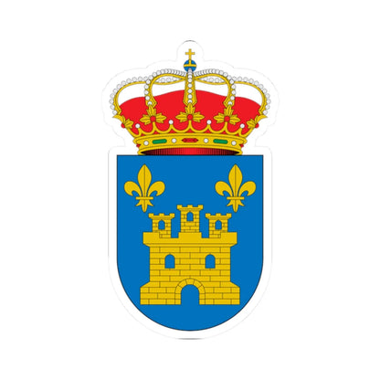 Escudo de Abadín Lugo (Spain) (Coat of Arms) STICKER Vinyl Kiss-Cut Decal 2 Inch White - The Sticker Space