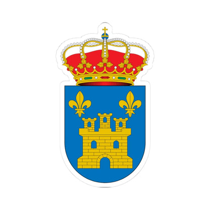 Escudo de Abadín Lugo (Spain) (Coat of Arms) STICKER Vinyl Kiss-Cut Decal 3 Inch White - The Sticker Space