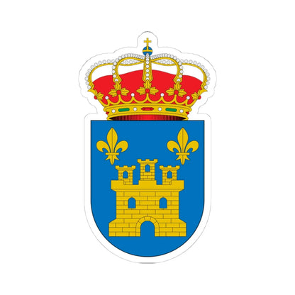 Escudo de Abadín Lugo (Spain) (Coat of Arms) STICKER Vinyl Kiss-Cut Decal 4 Inch White - The Sticker Space