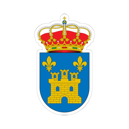 Escudo de Abadín Lugo (Spain) (Coat of Arms) STICKER Vinyl Kiss-Cut Decal 6 Inch White - The Sticker Space