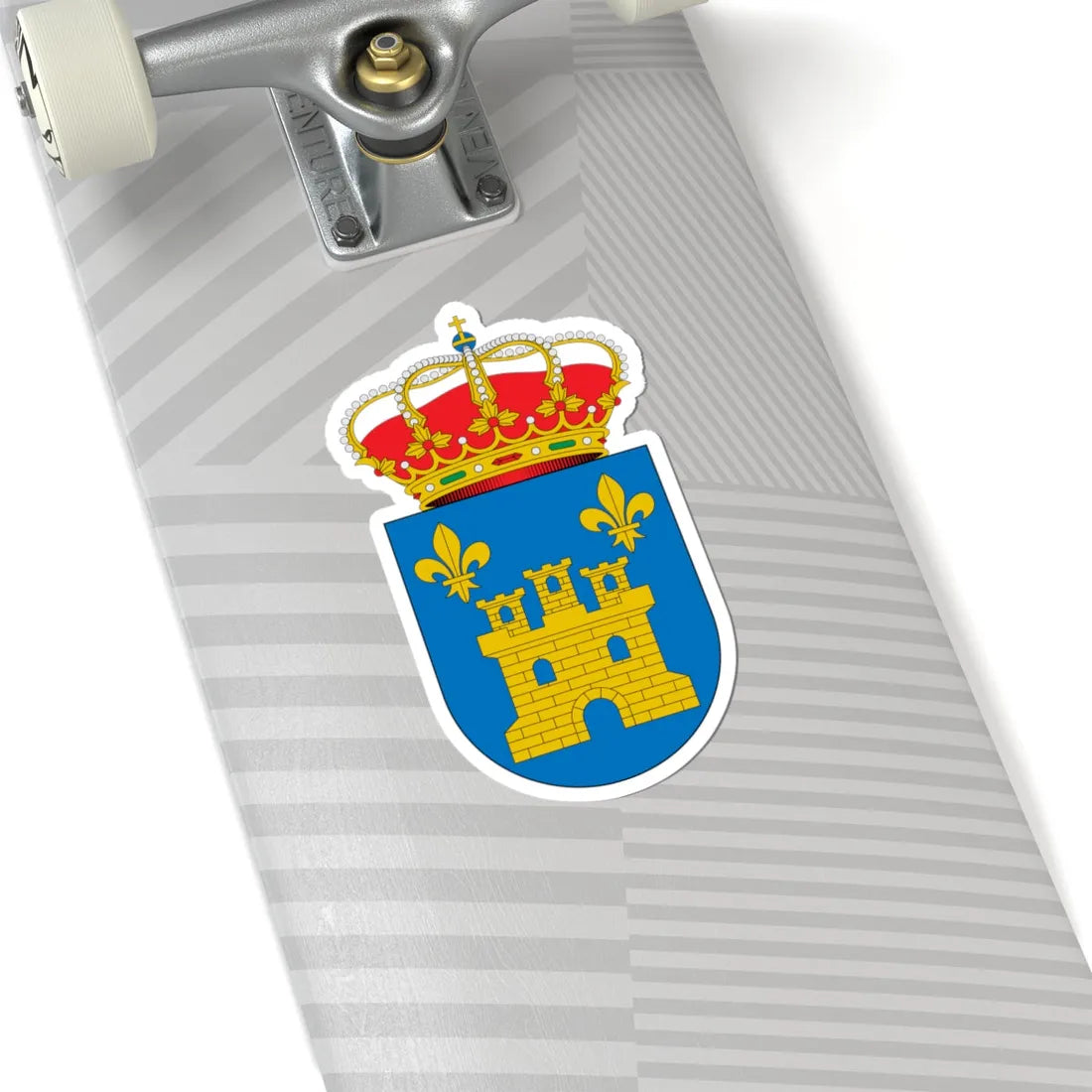 Escudo de Abadín Lugo (Spain) (Coat of Arms) STICKER Vinyl Kiss-Cut Decal - The Sticker Space
