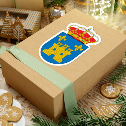 Escudo de Abadín Lugo (Spain) (Coat of Arms) STICKER Vinyl Kiss-Cut Decal - The Sticker Space