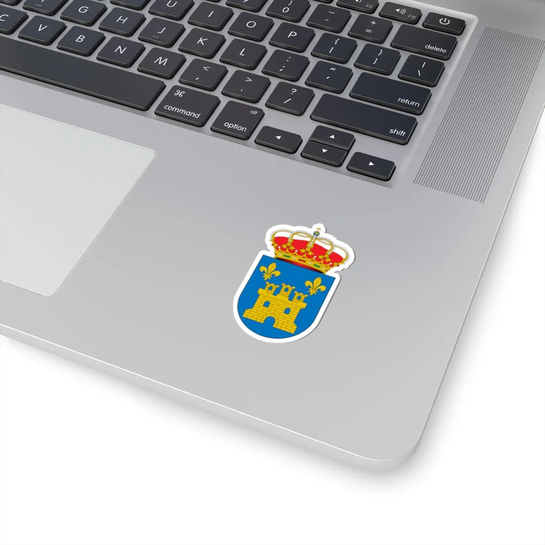 Escudo de Abadín Lugo (Spain) (Coat of Arms) STICKER Vinyl Kiss-Cut Decal - The Sticker Space