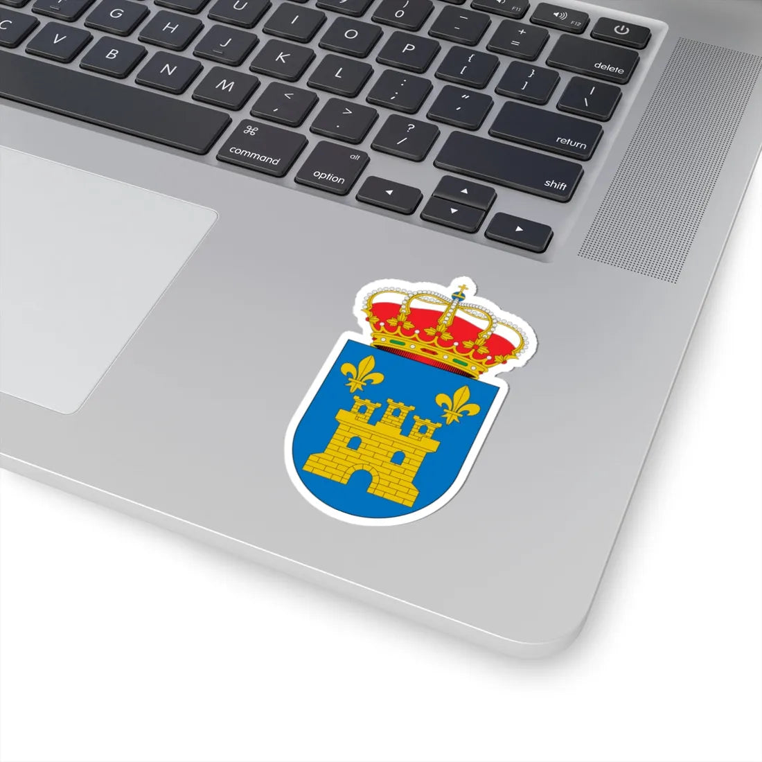 Escudo de Abadín Lugo (Spain) (Coat of Arms) STICKER Vinyl Kiss-Cut Decal - The Sticker Space