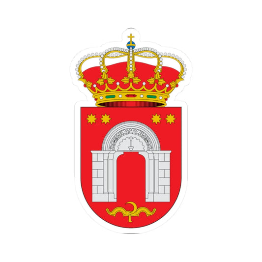Escudo de Abajas Burgos (Spain) (Coat of Arms) STICKER Vinyl Kiss-Cut Decal 2 Inch White - The Sticker Space