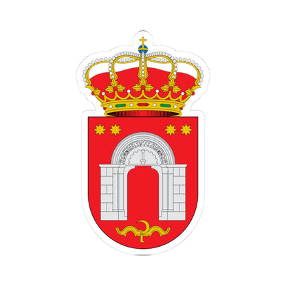Escudo de Abajas Burgos (Spain) (Coat of Arms) STICKER Vinyl Kiss-Cut Decal 3 Inch White - The Sticker Space