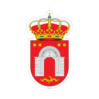 Escudo de Abajas Burgos (Spain) (Coat of Arms) STICKER Vinyl Kiss-Cut Decal 6 Inch White - The Sticker Space