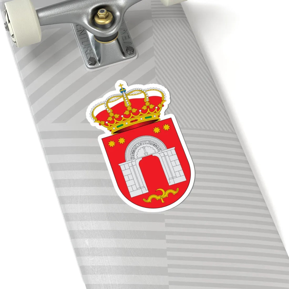 Escudo de Abajas Burgos (Spain) (Coat of Arms) STICKER Vinyl Kiss-Cut Decal - The Sticker Space