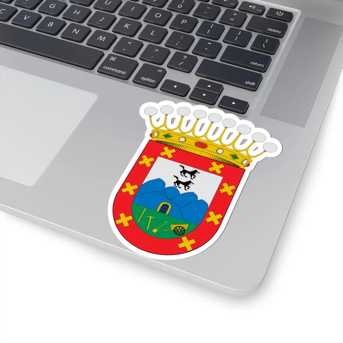 Escudo de Abanto Vizcaya (Spain) (Coat of Arms) STICKER Vinyl Kiss-Cut Decal - The Sticker Space