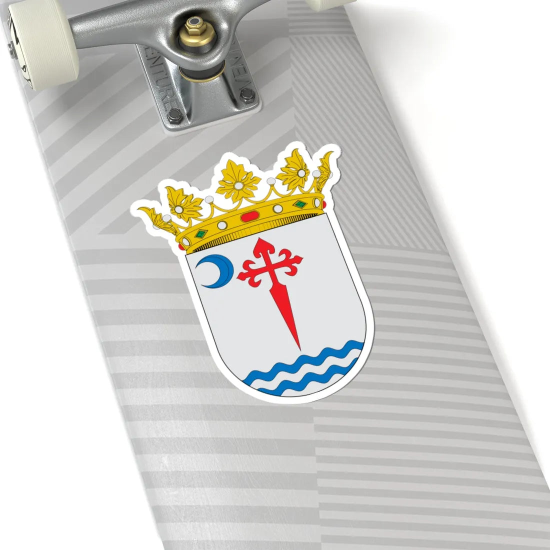 Escudo de Abarán (Spain) (Coat of Arms) STICKER Vinyl Kiss-Cut Decal - The Sticker Space