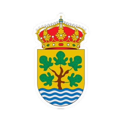 Escudo de Abegondo (Spain) (Coat of Arms) STICKER Vinyl Kiss-Cut Decal 2 Inch White - The Sticker Space