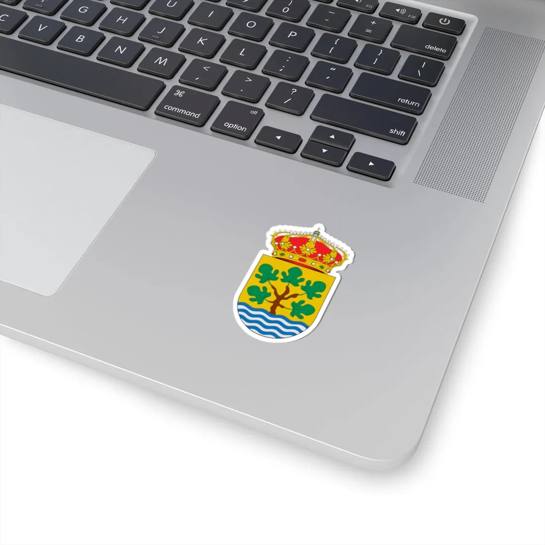 Escudo de Abegondo (Spain) (Coat of Arms) STICKER Vinyl Kiss-Cut Decal - The Sticker Space