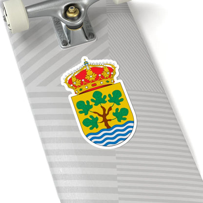 Escudo de Abegondo (Spain) (Coat of Arms) STICKER Vinyl Kiss-Cut Decal - The Sticker Space