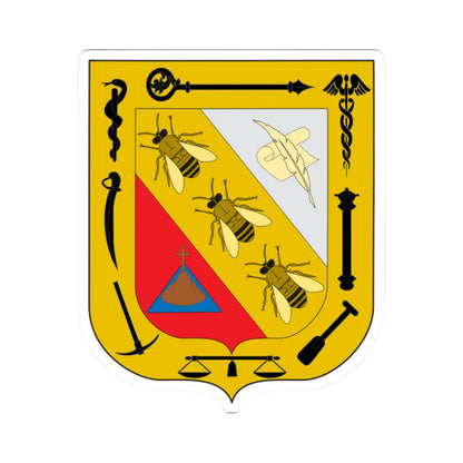 Escudo de Abejorral (Colombia) (Coat of Arms) STICKER Vinyl Kiss-Cut Decal 2 Inch White - The Sticker Space