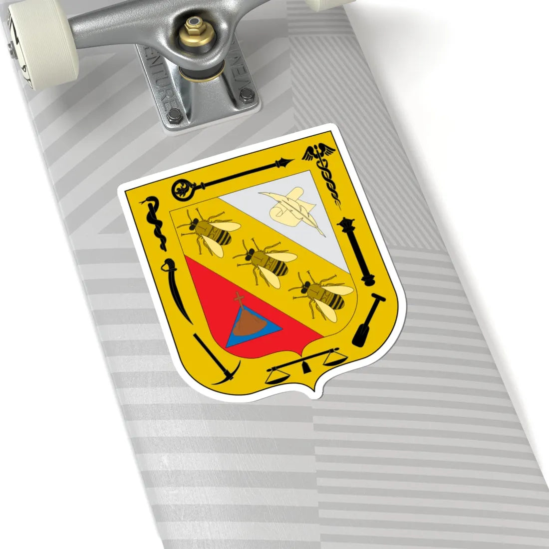 Escudo de Abejorral (Colombia) (Coat of Arms) STICKER Vinyl Kiss-Cut Decal - The Sticker Space