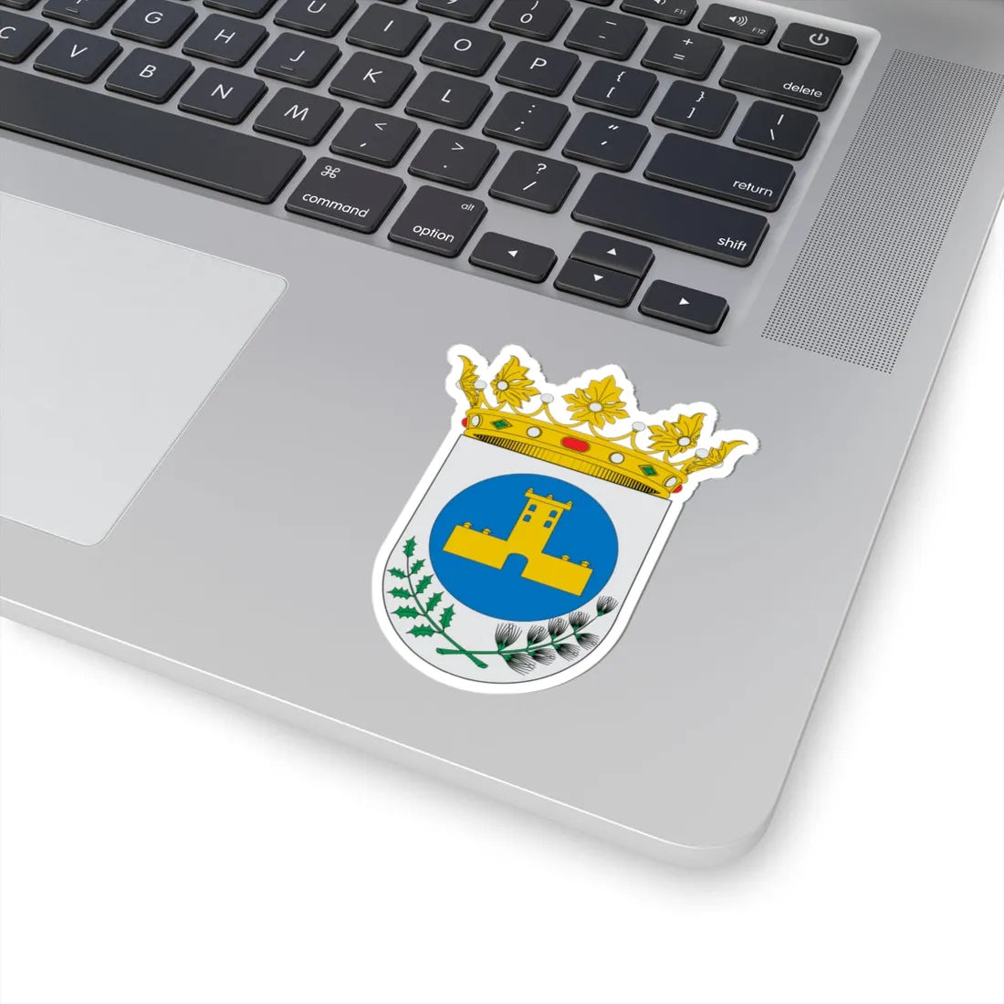 Escudo de Abejuela (Spain) (Coat of Arms) STICKER Vinyl Kiss-Cut Decal - The Sticker Space