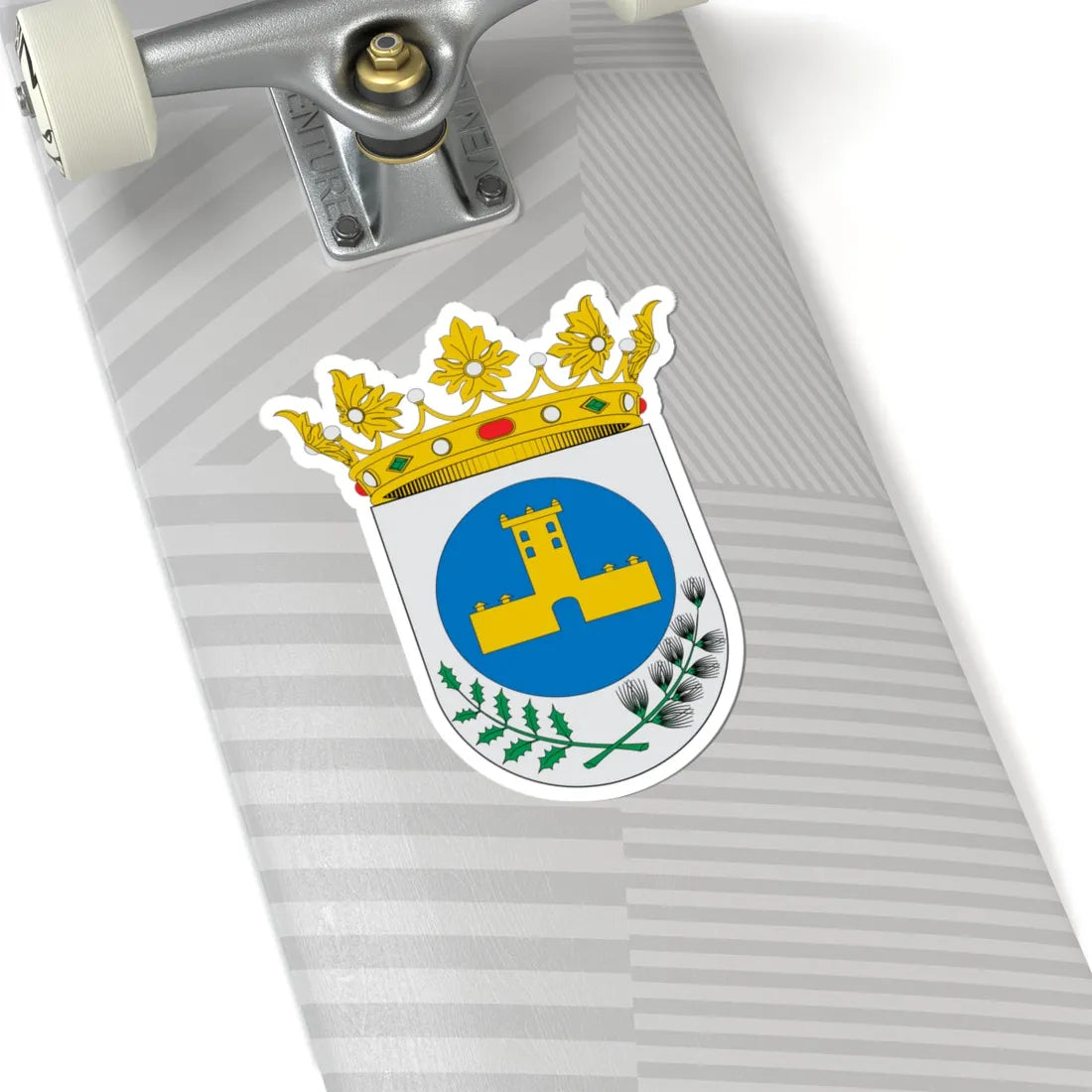 Escudo de Abejuela (Spain) (Coat of Arms) STICKER Vinyl Kiss-Cut Decal - The Sticker Space