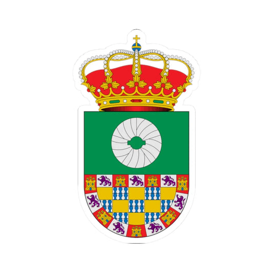 Escudo de Abengibre Albacete (Spain) (Coat of Arms) STICKER Vinyl Kiss-Cut Decal 2 Inch White - The Sticker Space