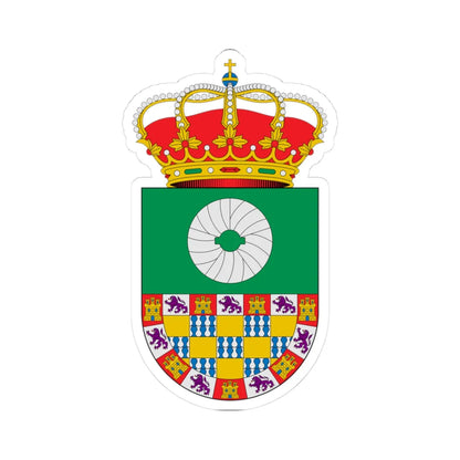 Escudo de Abengibre Albacete (Spain) (Coat of Arms) STICKER Vinyl Kiss-Cut Decal 3 Inch White - The Sticker Space