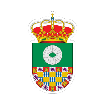 Escudo de Abengibre Albacete (Spain) (Coat of Arms) STICKER Vinyl Kiss-Cut Decal 4 Inch White - The Sticker Space