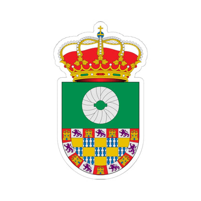 Escudo de Abengibre Albacete (Spain) (Coat of Arms) STICKER Vinyl Kiss-Cut Decal 6 Inch White - The Sticker Space