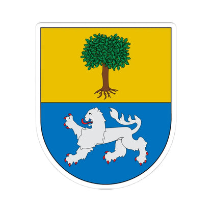 Escudo de Aberin (Spain) (Coat of Arms) STICKER Vinyl Kiss-Cut Decal 4 Inch White - The Sticker Space