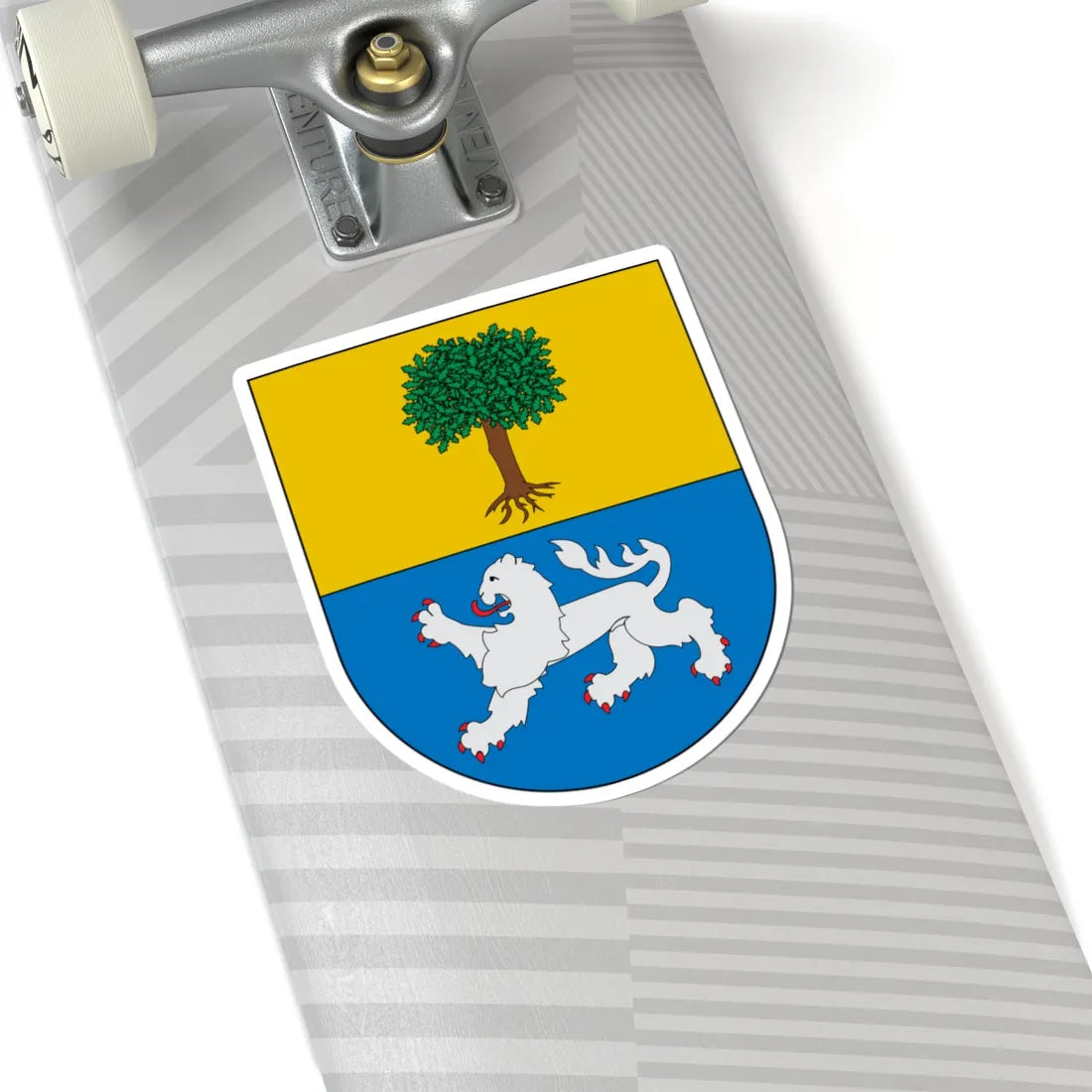 Escudo de Aberin (Spain) (Coat of Arms) STICKER Vinyl Kiss-Cut Decal - The Sticker Space