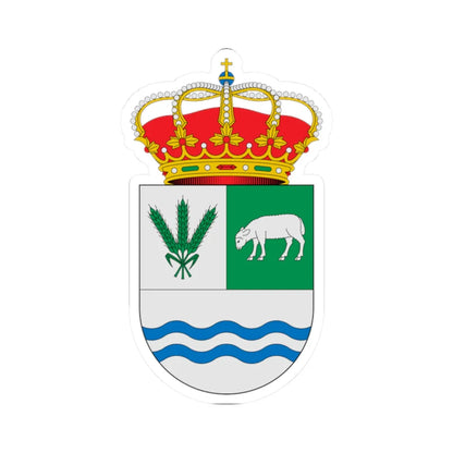 Escudo de Abertura Cáceres (Spain) (Coat of Arms) STICKER Vinyl Kiss-Cut Decal 2 Inch White - The Sticker Space