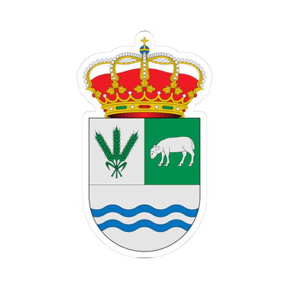 Escudo de Abertura Cáceres (Spain) (Coat of Arms) STICKER Vinyl Kiss-Cut Decal 3 Inch White - The Sticker Space