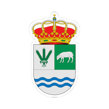 Escudo de Abertura Cáceres (Spain) (Coat of Arms) STICKER Vinyl Kiss-Cut Decal 4 Inch White - The Sticker Space