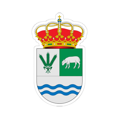 Escudo de Abertura Cáceres (Spain) (Coat of Arms) STICKER Vinyl Kiss-Cut Decal 6 Inch White - The Sticker Space