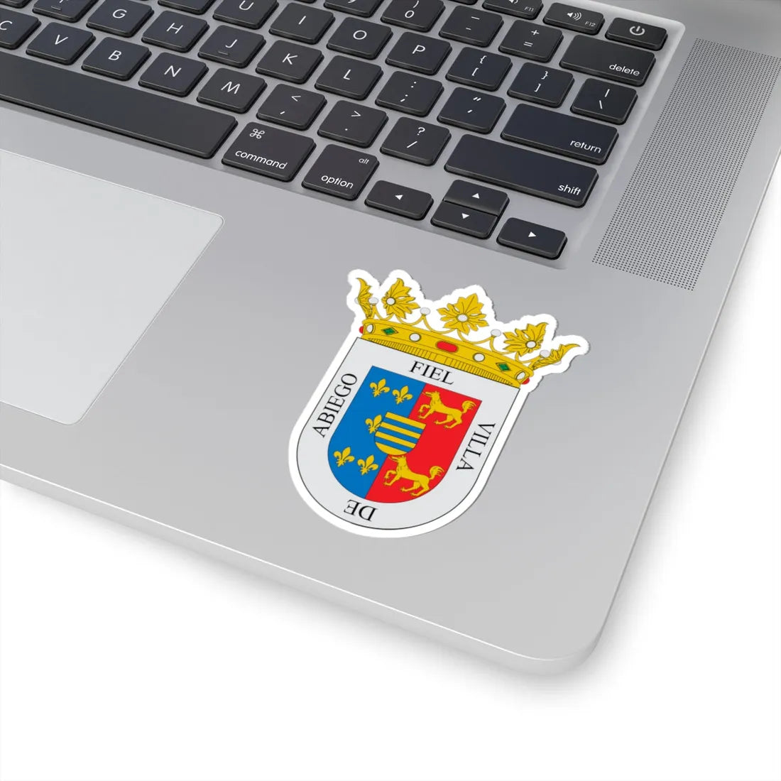Escudo de Abiego (Spain) (Coat of Arms) STICKER Vinyl Kiss-Cut Decal - The Sticker Space