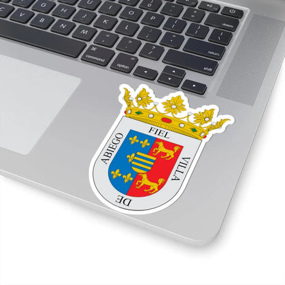 Escudo de Abiego (Spain) (Coat of Arms) STICKER Vinyl Kiss-Cut Decal - The Sticker Space