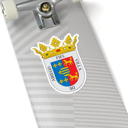 Escudo de Abiego (Spain) (Coat of Arms) STICKER Vinyl Kiss-Cut Decal - The Sticker Space