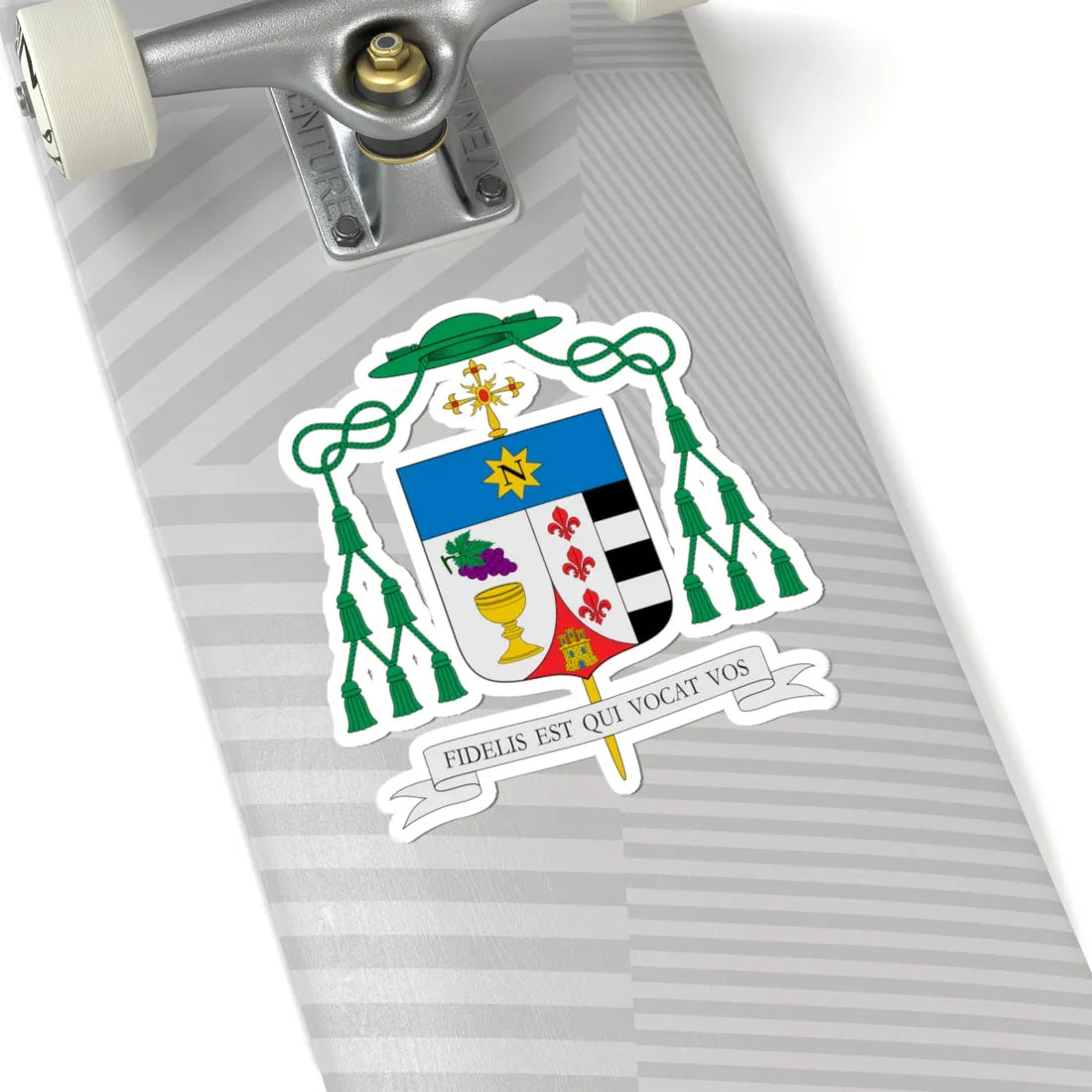 Escudo de Abilio Martínez Varea (Spain) (Coat of Arms) STICKER Vinyl Kiss-Cut Decal - The Sticker Space