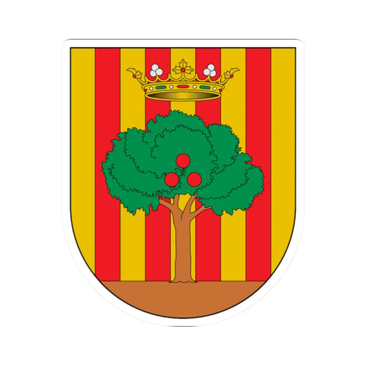 Escudo de Abrera Barcelona (Spain) (Coat of Arms) STICKER Vinyl Kiss-Cut Decal 2 Inch White - The Sticker Space
