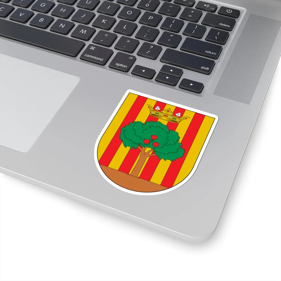 Escudo de Abrera Barcelona (Spain) (Coat of Arms) STICKER Vinyl Kiss-Cut Decal - The Sticker Space