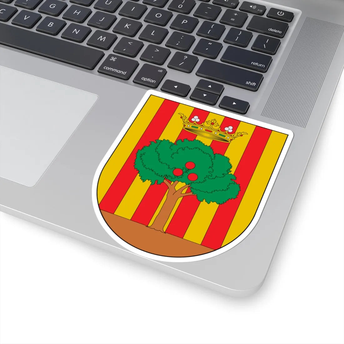 Escudo de Abrera Barcelona (Spain) (Coat of Arms) STICKER Vinyl Kiss-Cut Decal - The Sticker Space