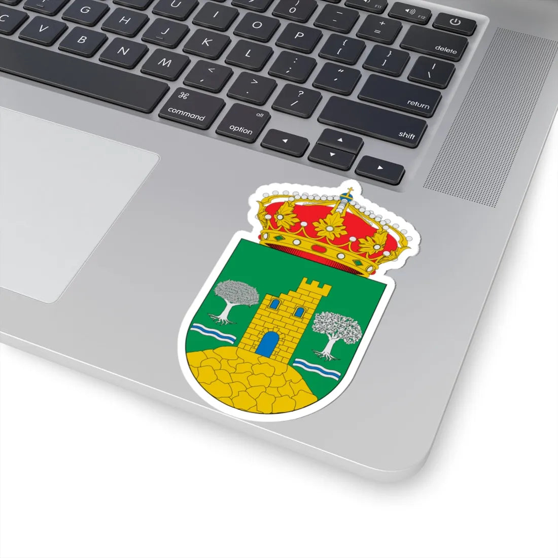 Escudo de Abrucena (Spain) (Coat of Arms) STICKER Vinyl Kiss-Cut Decal - The Sticker Space