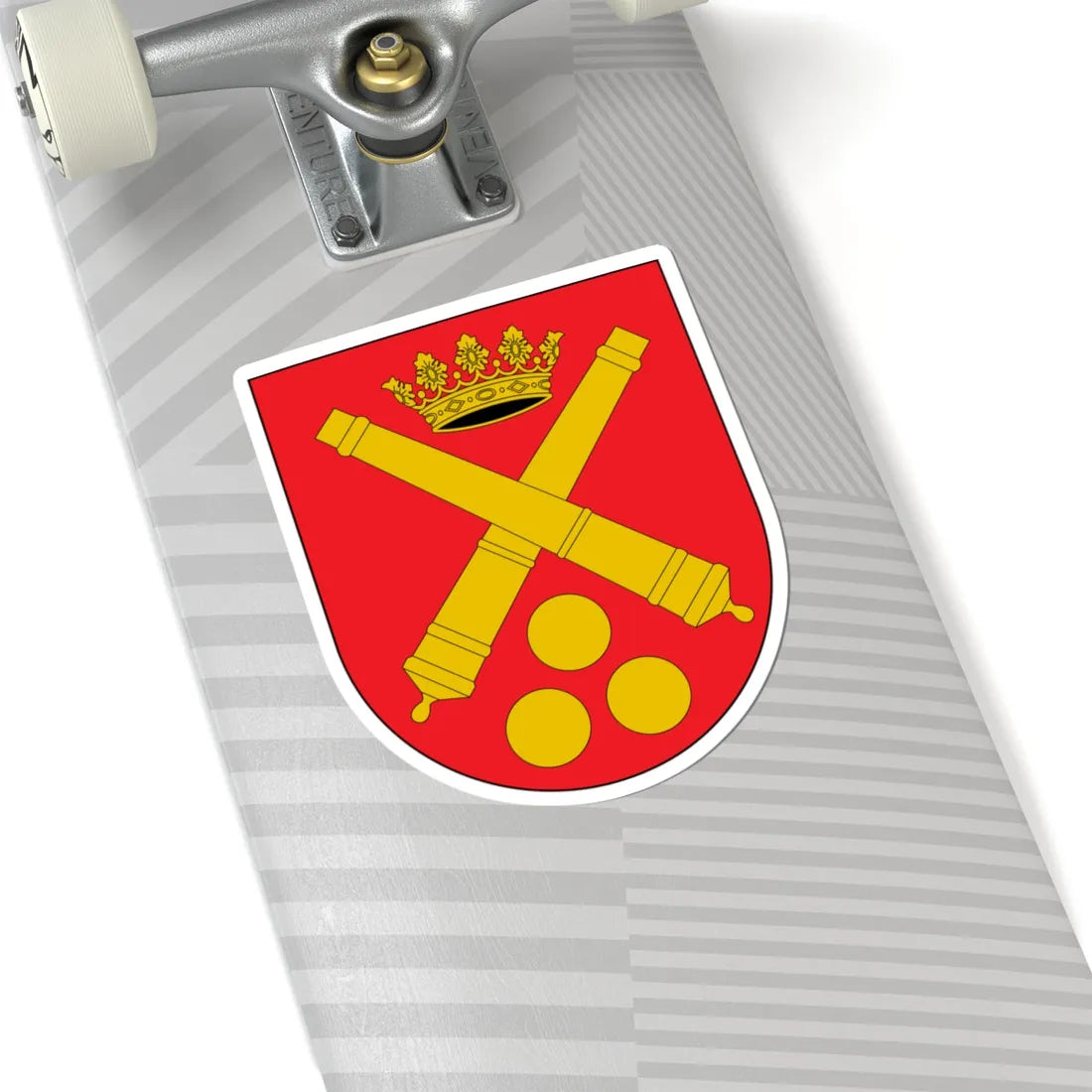 Escudo de Abárzuza (Spain) (Coat of Arms) STICKER Vinyl Kiss-Cut Decal - The Sticker Space
