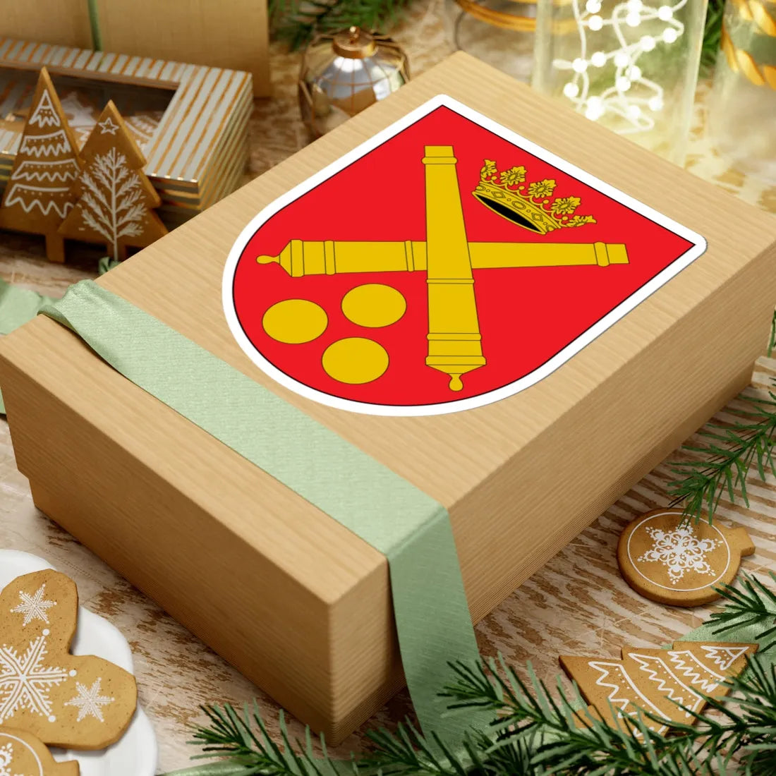 Escudo de Abárzuza (Spain) (Coat of Arms) STICKER Vinyl Kiss-Cut Decal - The Sticker Space