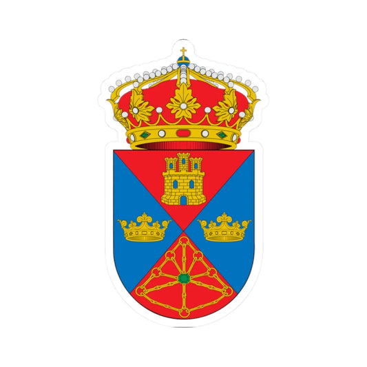 Escudo de Abusejo (Spain) (Coat of Arms) STICKER Vinyl Kiss-Cut Decal 2 Inch White - The Sticker Space