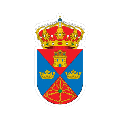 Escudo de Abusejo (Spain) (Coat of Arms) STICKER Vinyl Kiss-Cut Decal 3 Inch White - The Sticker Space