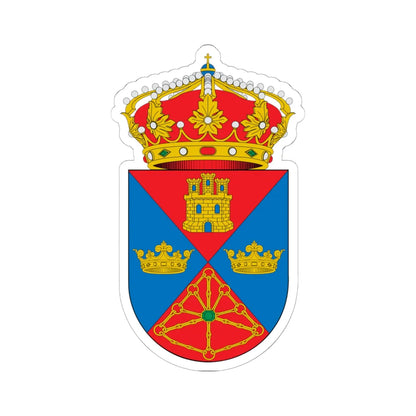 Escudo de Abusejo (Spain) (Coat of Arms) STICKER Vinyl Kiss-Cut Decal 6 Inch White - The Sticker Space
