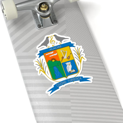 Escudo de Acacías Meta (Colombia) (Coat of Arms) STICKER Vinyl Kiss-Cut Decal - The Sticker Space