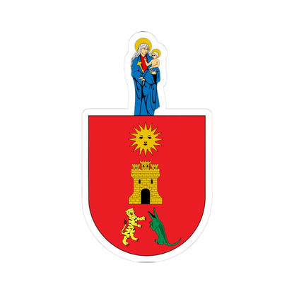 Escudo de Acandí (Colombia) (Coat of Arms) STICKER Vinyl Kiss-Cut Decal 3 Inch White - The Sticker Space